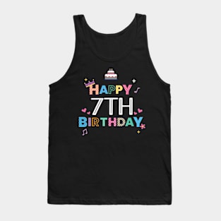 Happy Birthday 7. Geburtstag Tank Top